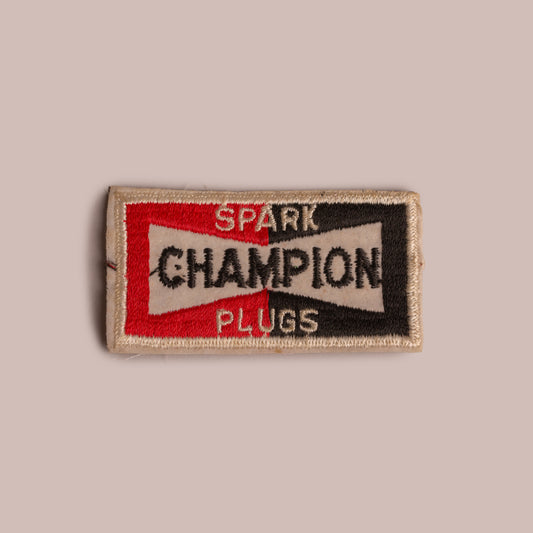 Vintage Patch - Champion Spark Plugs