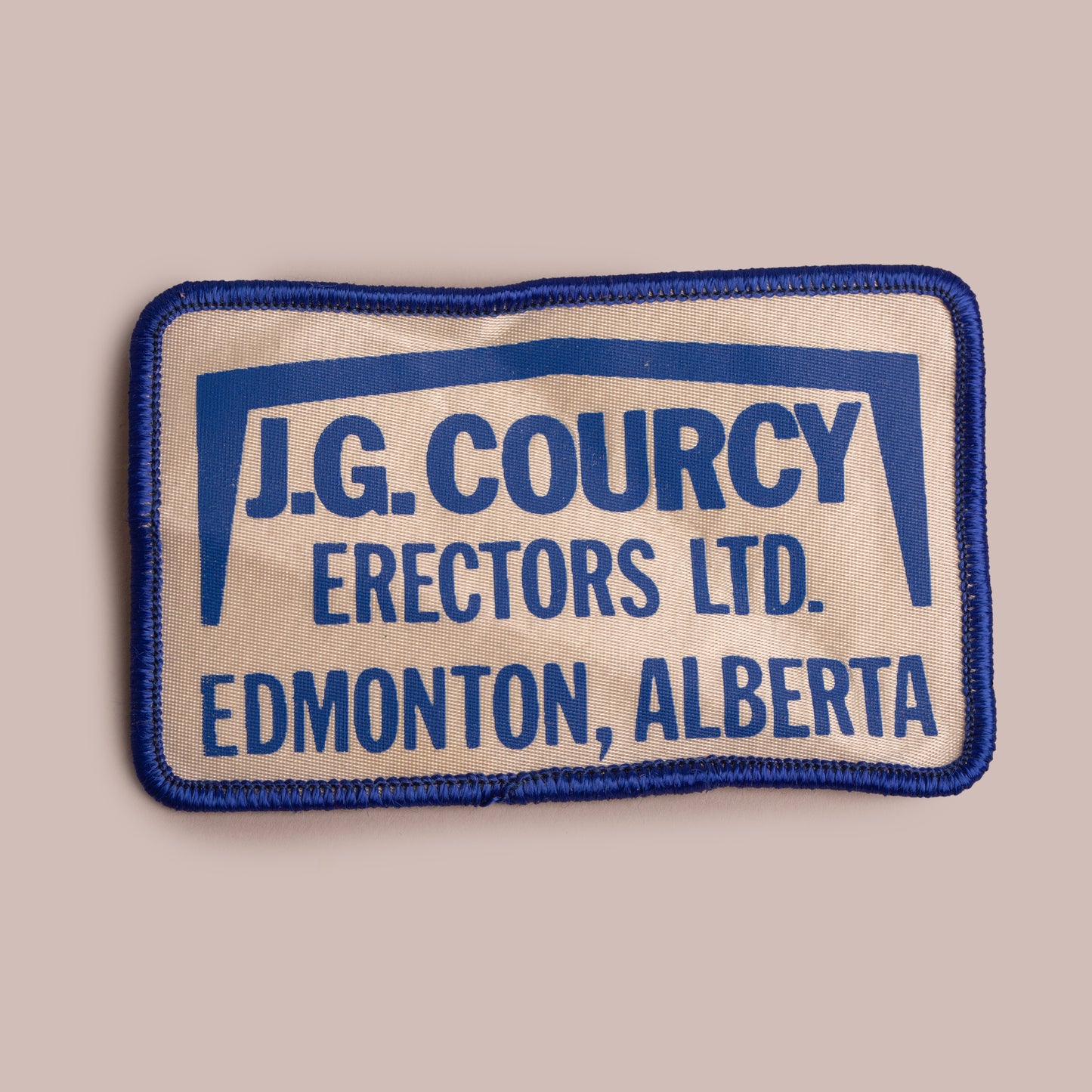 Vintage Patch - JG Courcy Erectors Alberta