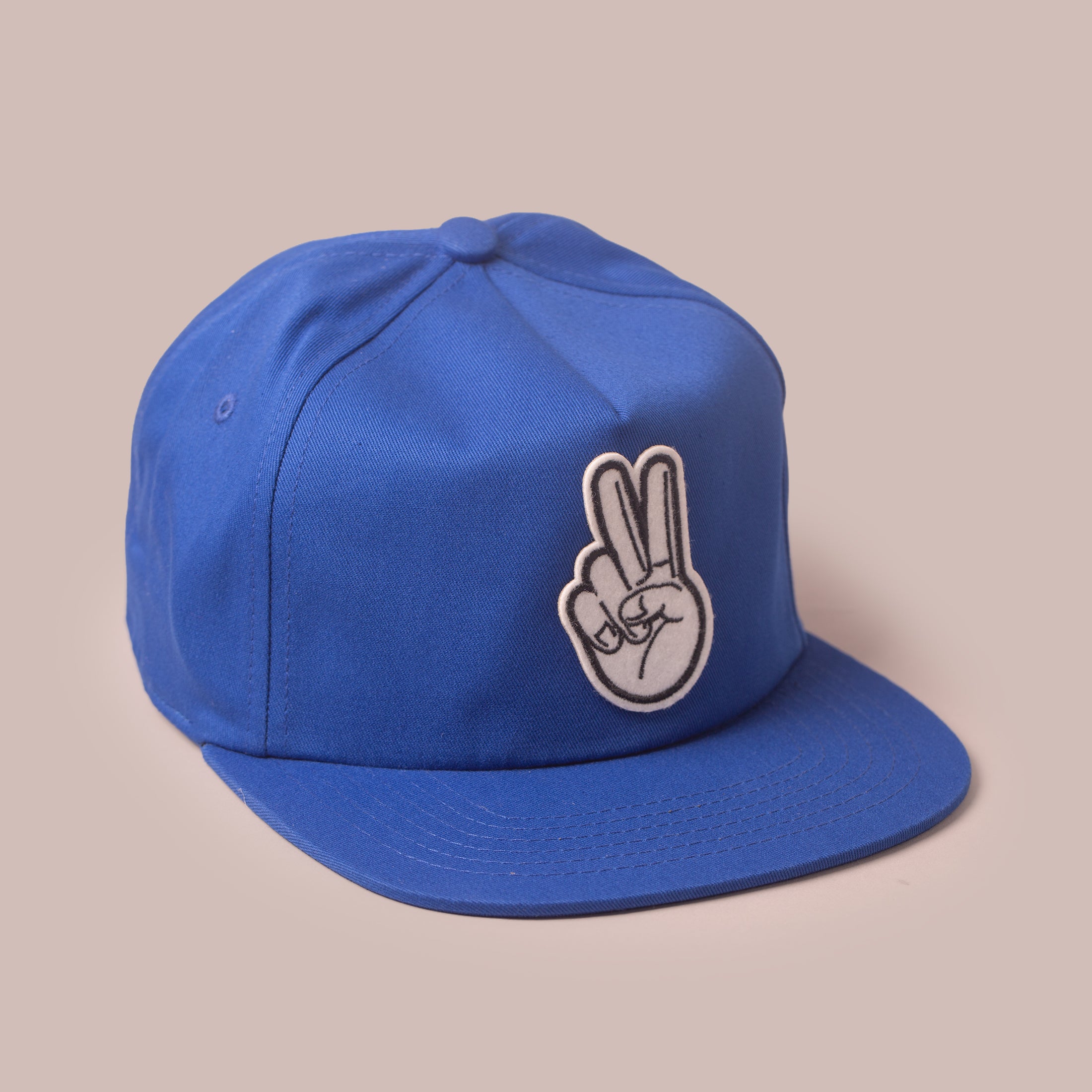 Vintage Fingers Black Unstructured Cap