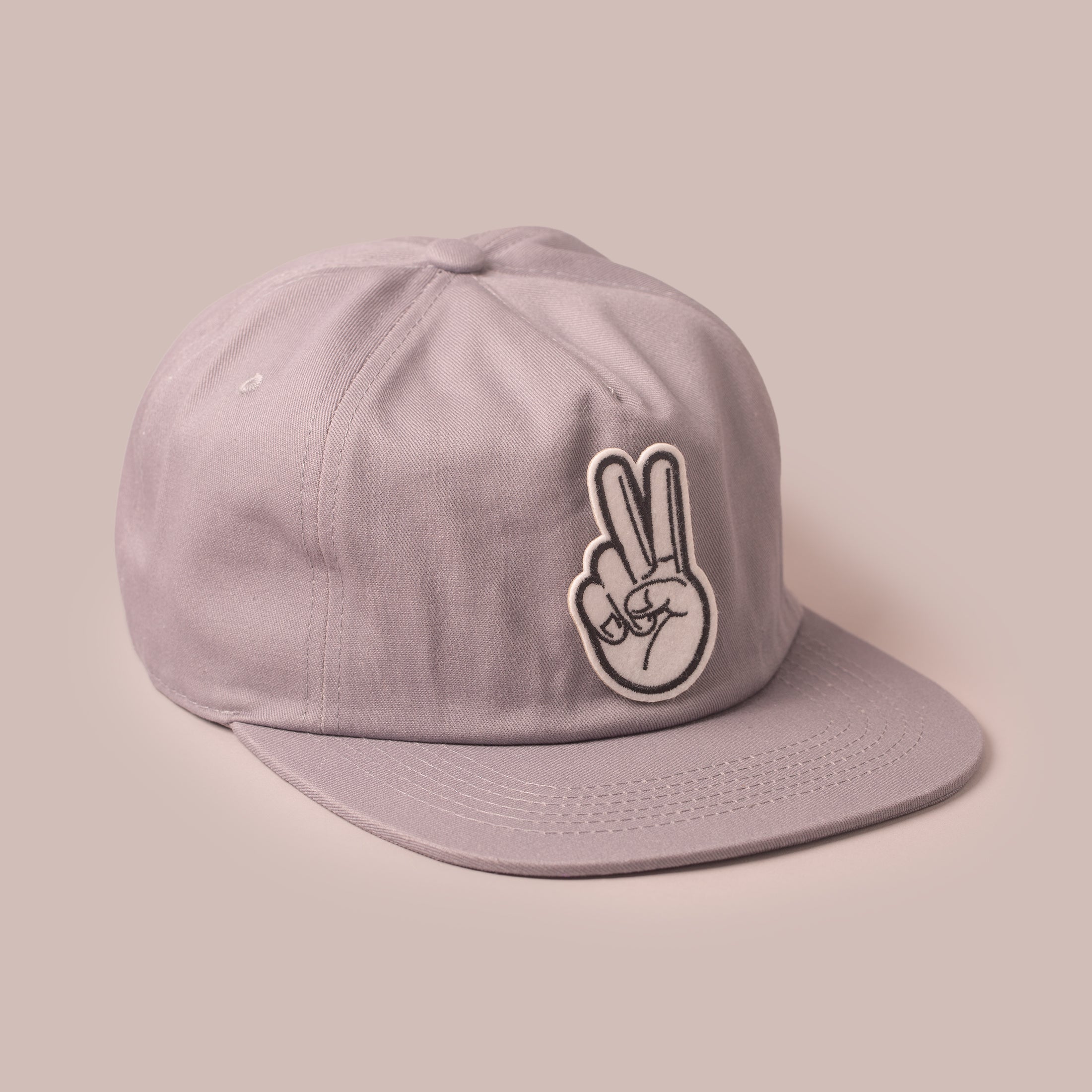 Vintage Fingers Black Unstructured Cap