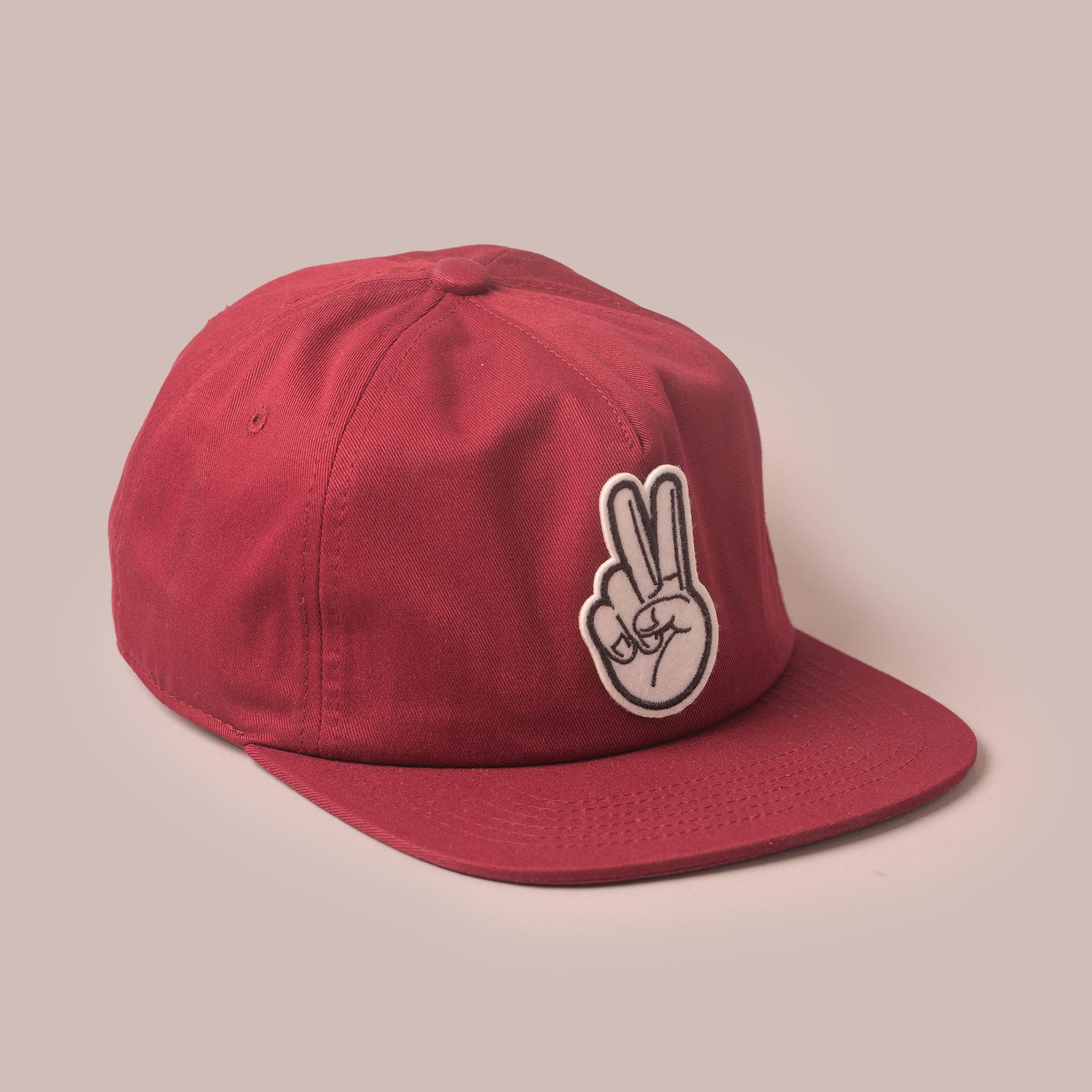 Vintage Fingers Black Unstructured Cap