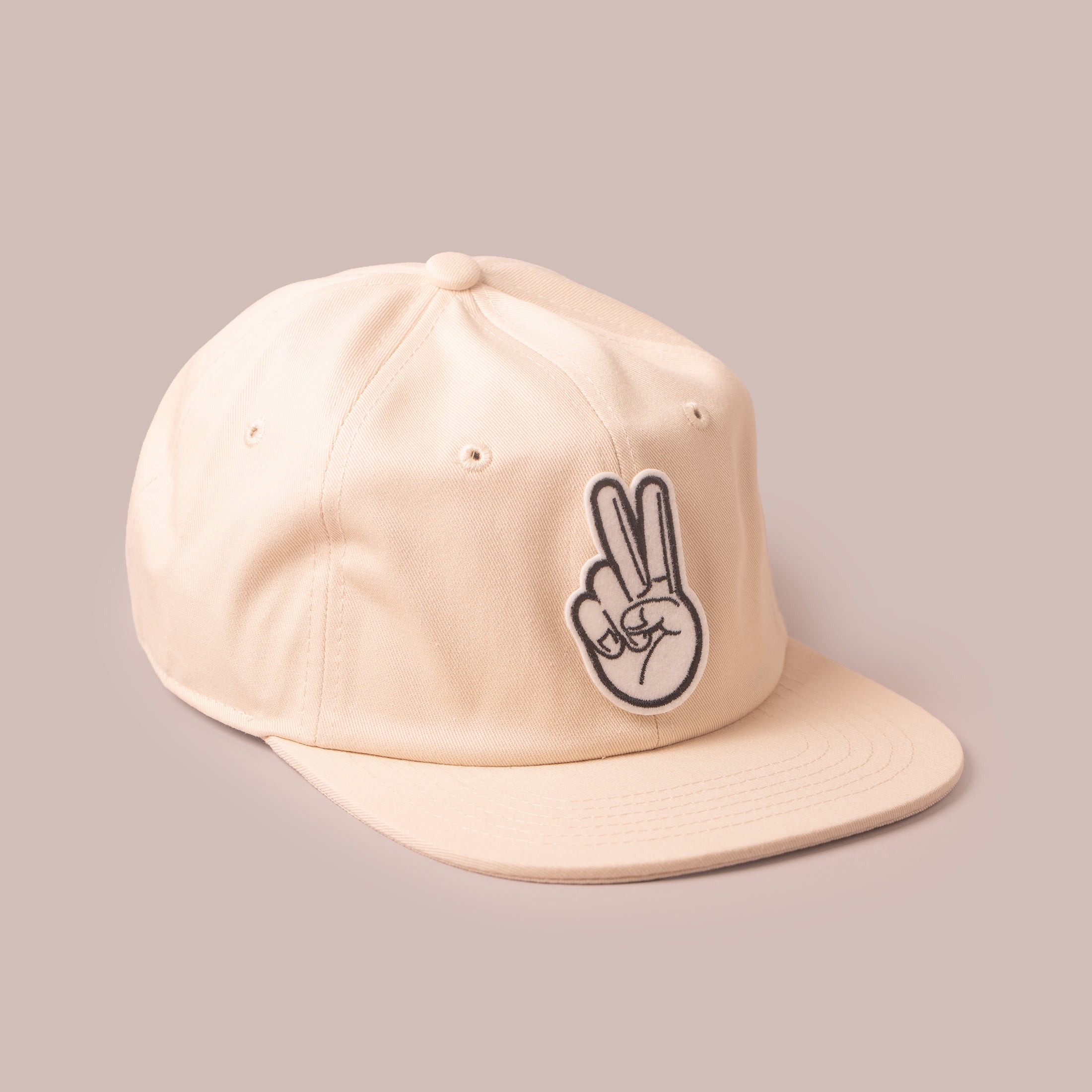 Vintage Fingers Black Unstructured Cap
