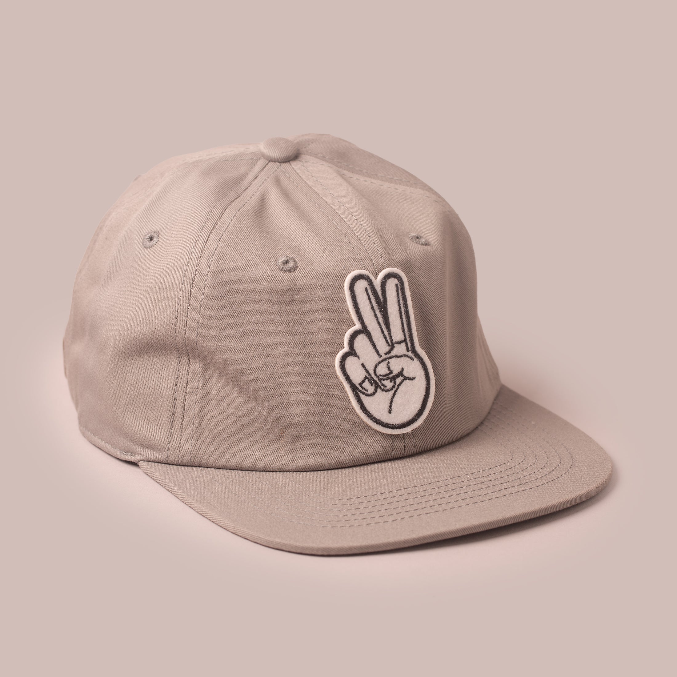 Vintage Fingers Black Unstructured Cap