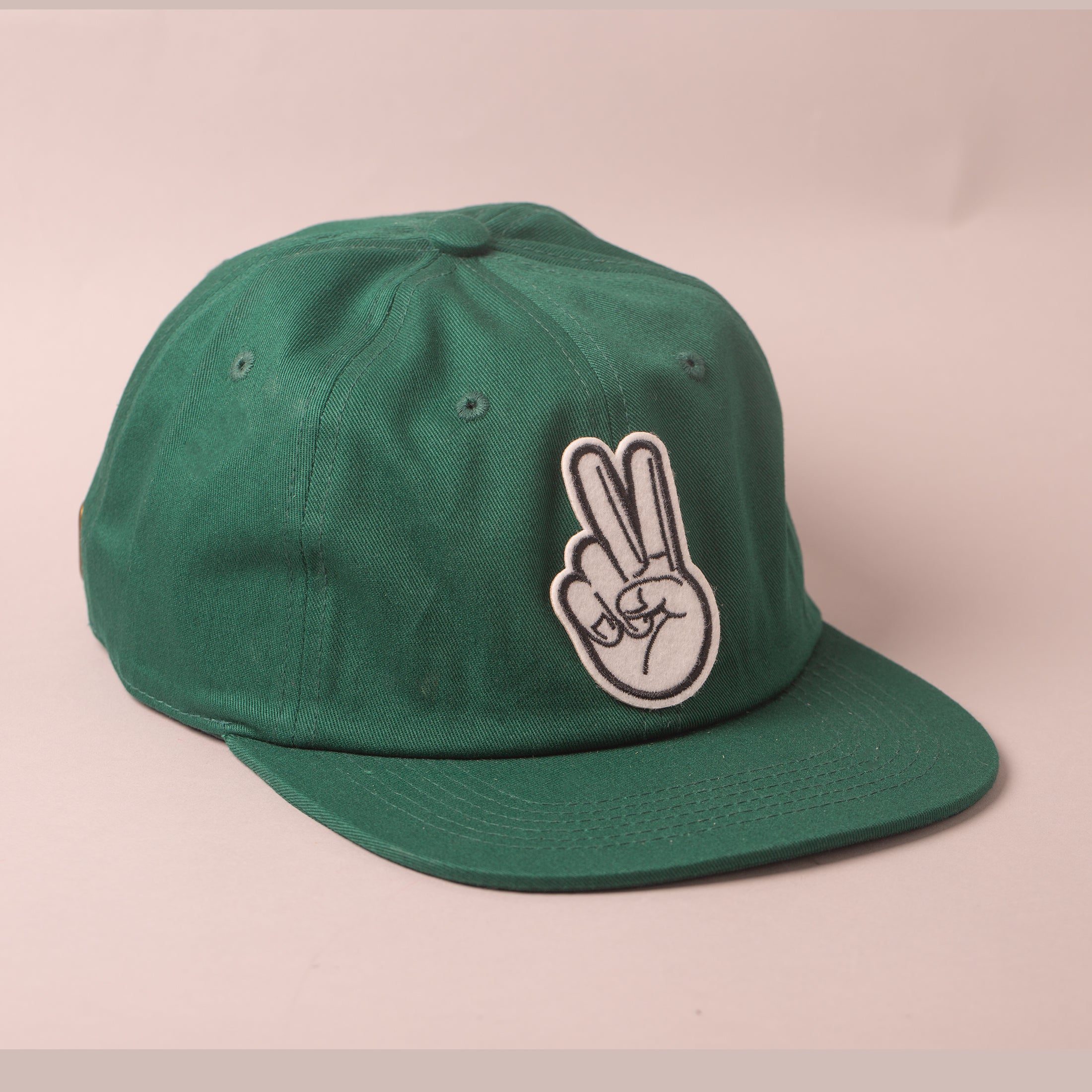 Vintage Fingers Black Unstructured Cap