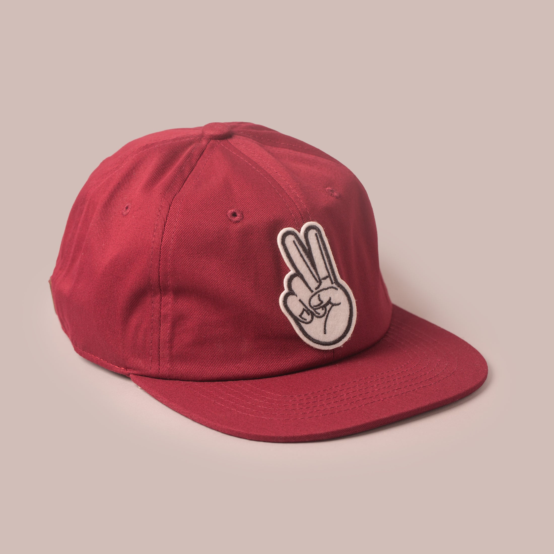 Vintage Fingers Black Unstructured Cap
