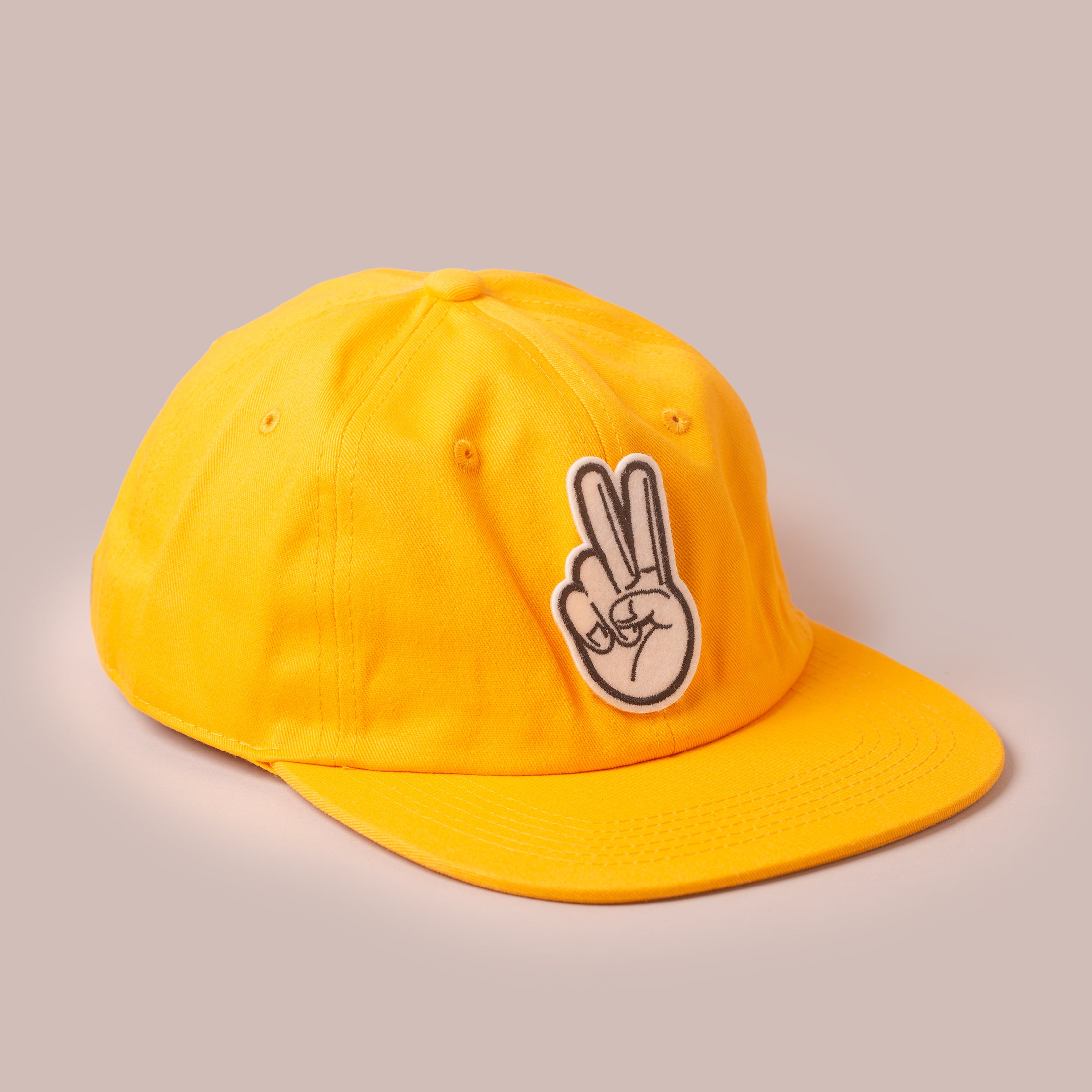 Vintage Fingers Black Unstructured Cap