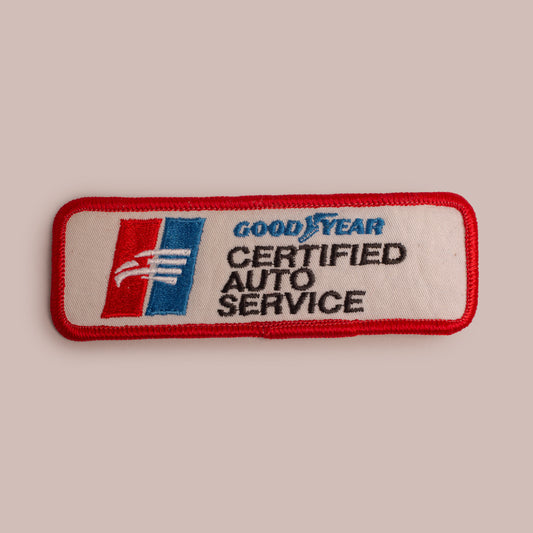 Vintage Patch - GoodYear Certified Auto Service