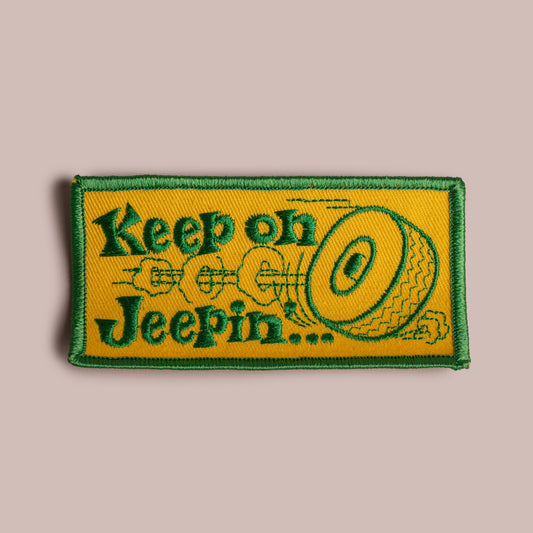 Vintage Patch - Keep on Jeepin'