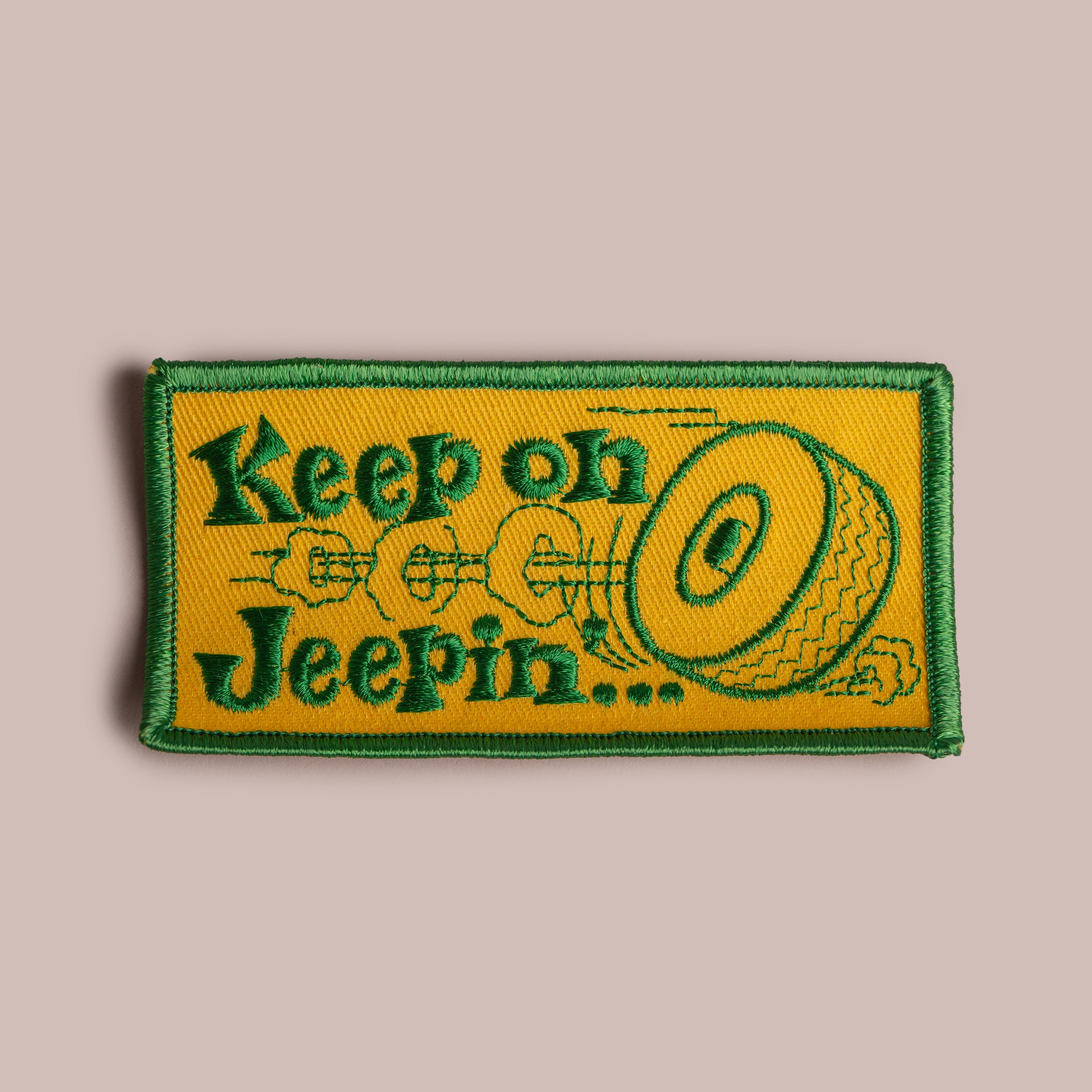 Vintage Patch - Keep on Jeepin'