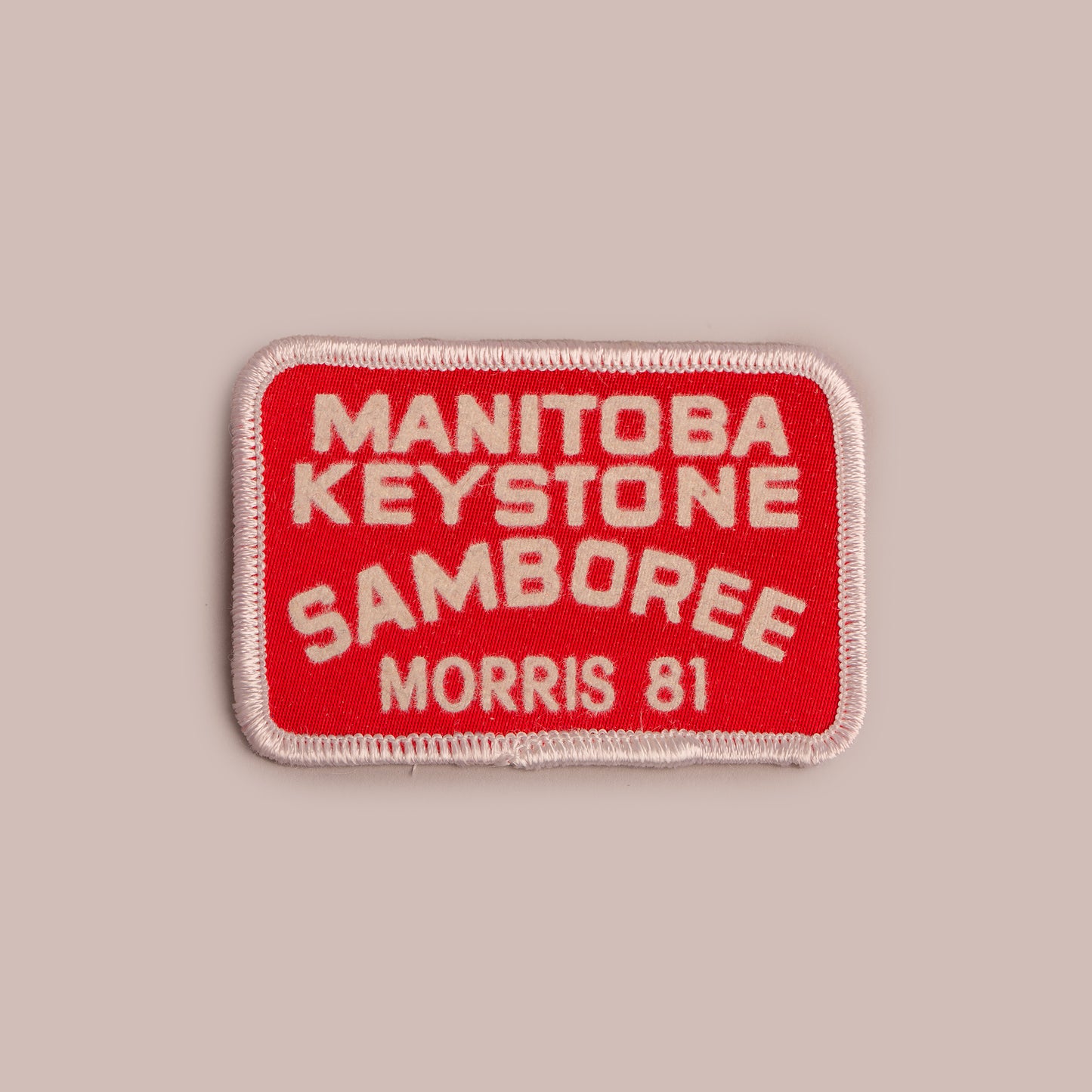 Vintage Patch - Manitoba Keystone Samboree 1981