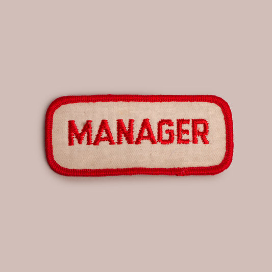 Vintage Patch - Manager
