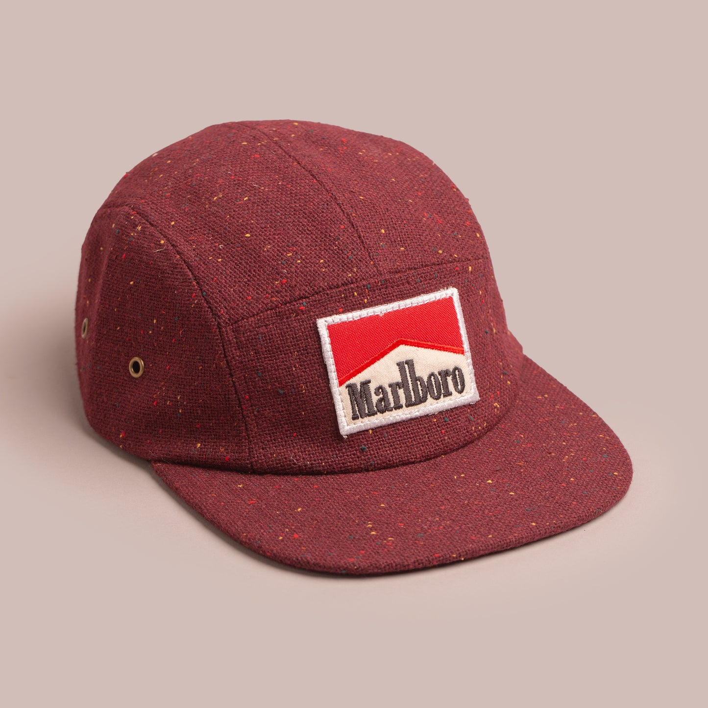 Marlboro Tweed Wool 5 Panel Cap