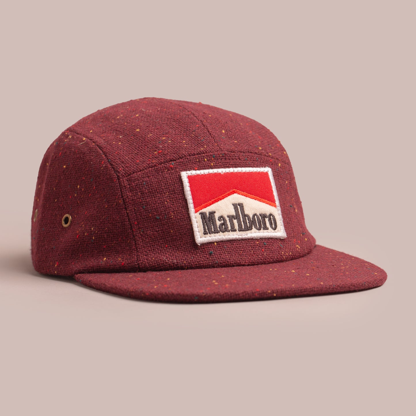 Marlboro Tweed Wool 5 Panel Cap