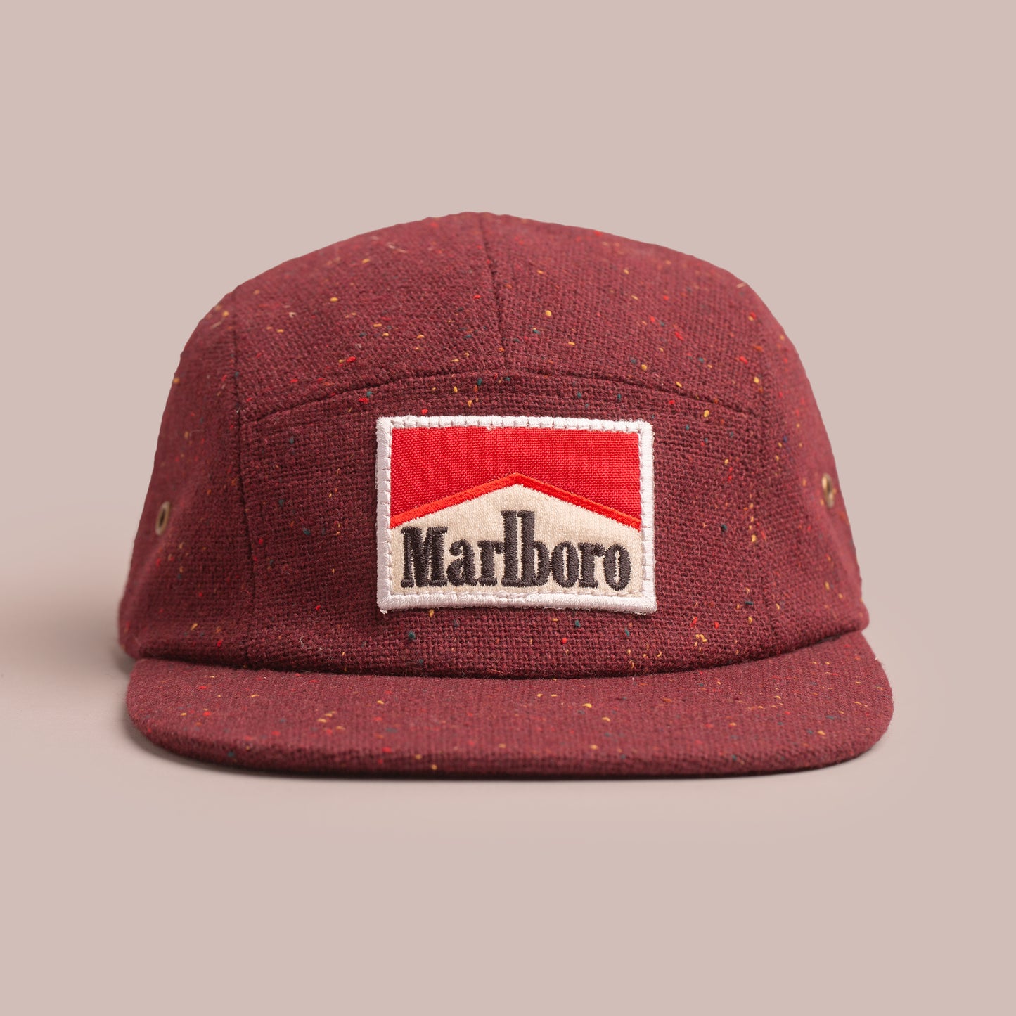 Marlboro Tweed Wool 5 Panel Cap