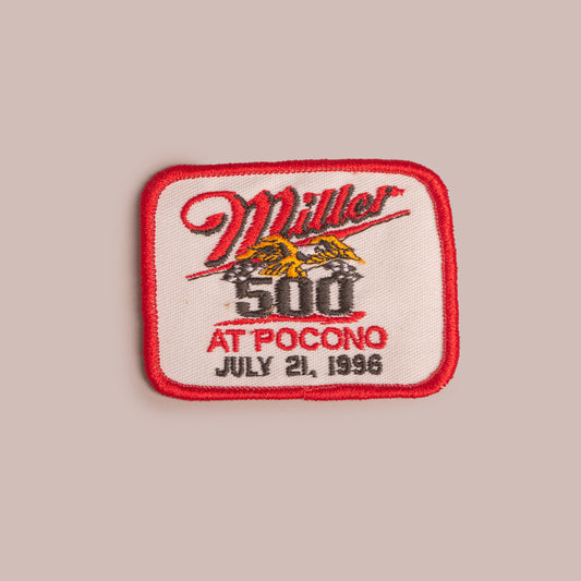 Vintage Patch - Miller 500 Pocono 1996