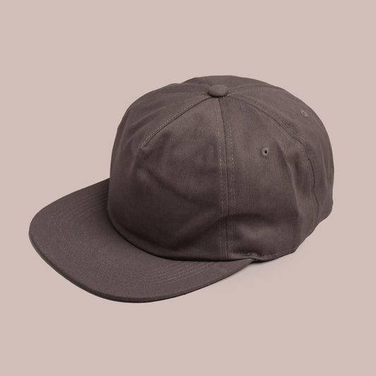 Blank Hat - Nissi 5 Panel Unstructured Cap - Dark Gray