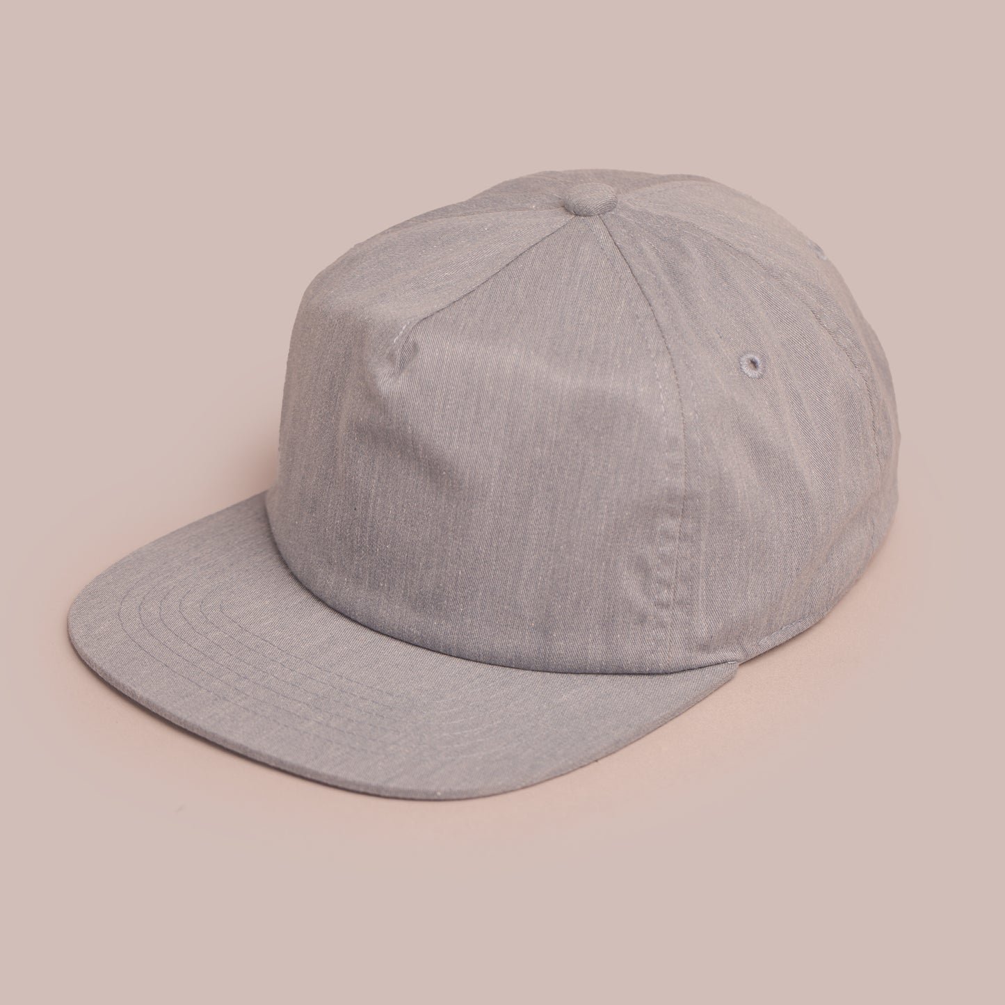 Blank Hat - Nissi 5 Panel Unstructured Cap - Heather