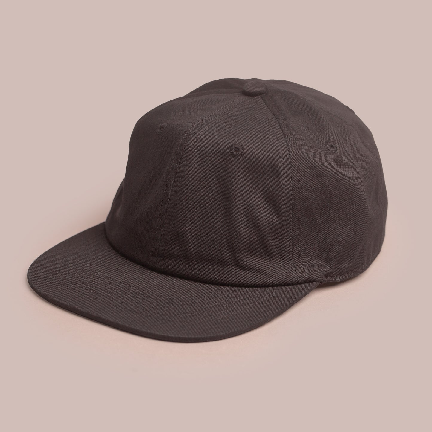 Blank Hat - Nissi 6-Panel Strapback - Black