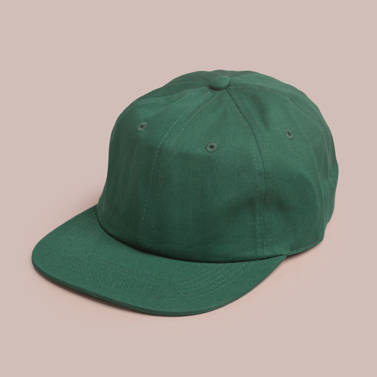 Blank Hat - Nissi 6-Panel Strapback - Forest Green