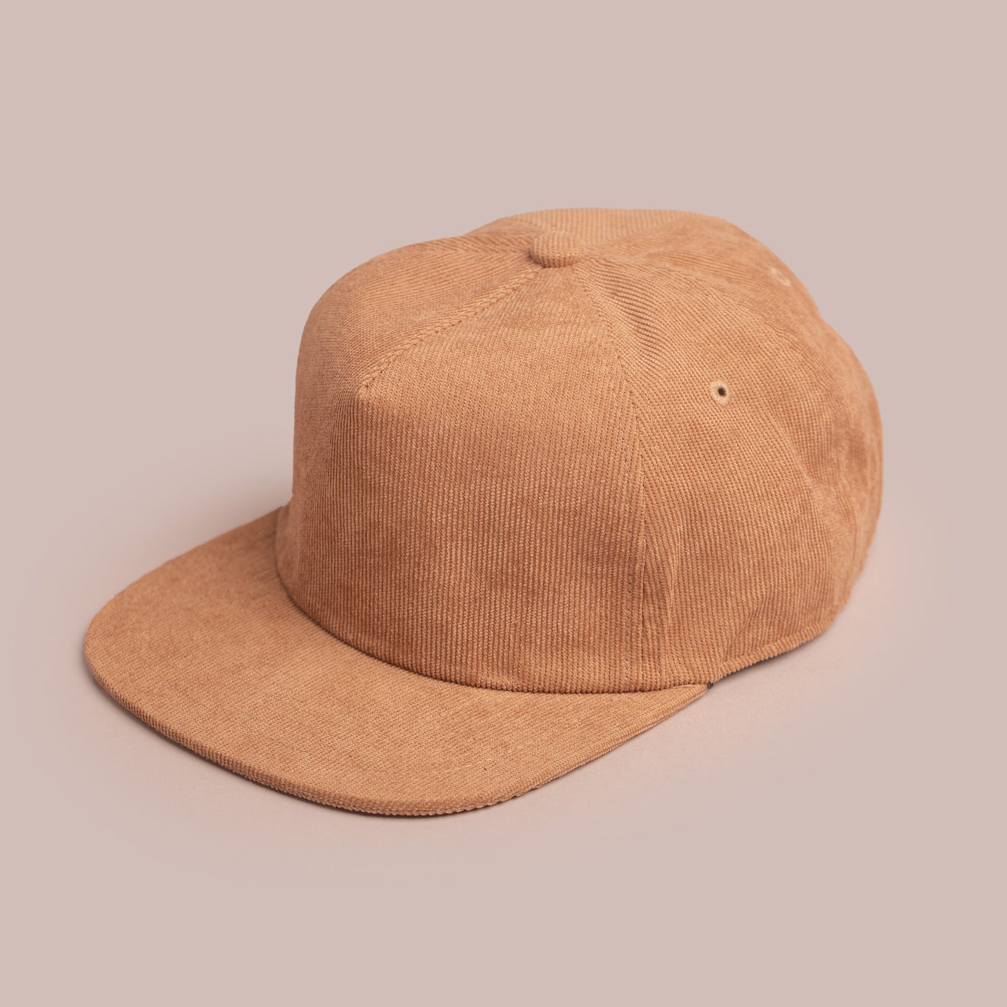 Blank Hat - Nissi 5-Panel Corduroy Cap - Light Brown