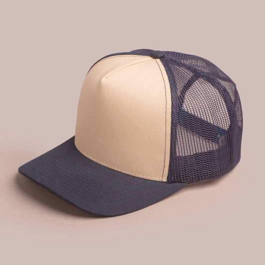 Blank Hat - Nissi Trucker - Navy/Stone