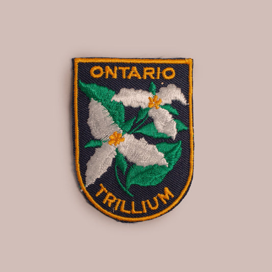 Vintage Patch - Ontario Trillium