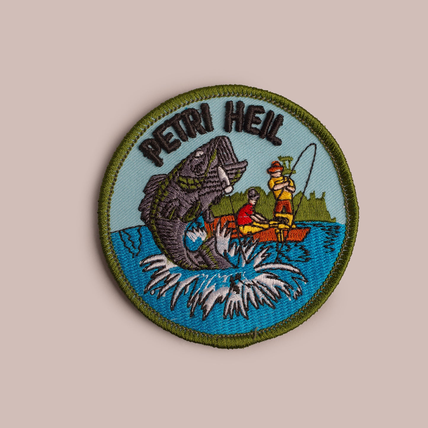 Vintage Patch - Petri Heil German Fishing