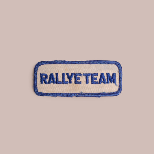 Vintage Patch - Rallye Team