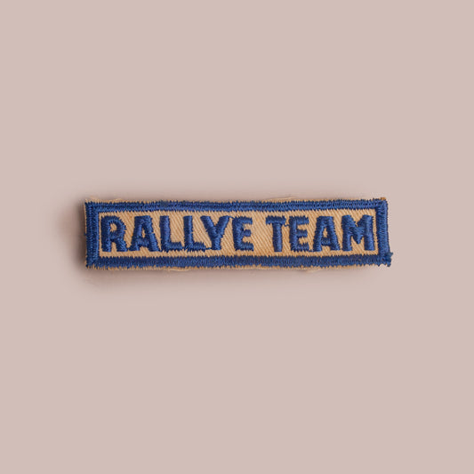 Vintage Patch - Rallye Team