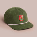Canada Poppy Crest Corduroy Rope Cap