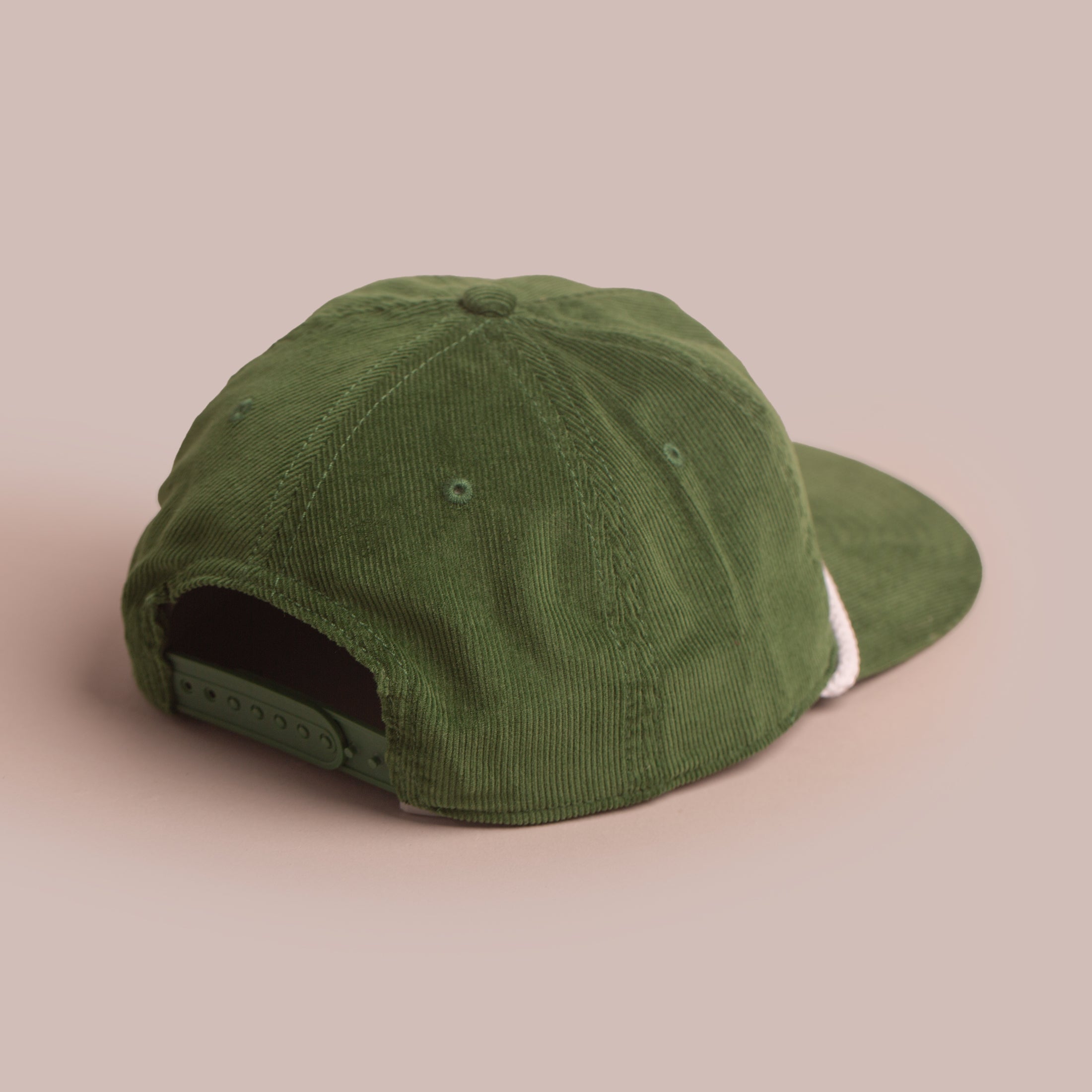 Canada Poppy Crest Corduroy Rope Cap