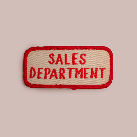 Vintage Patch - Sales Department