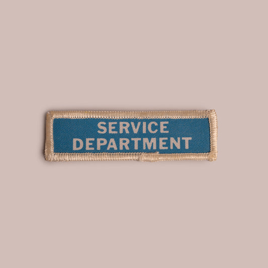 Vintage Patch - Service Department