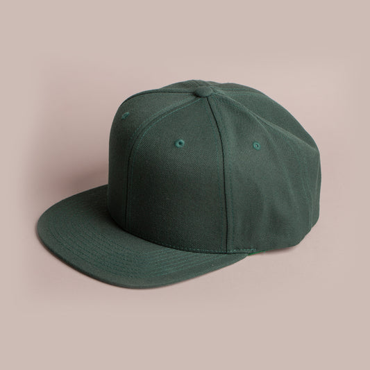 Blank Hat - YP Classic Snapback - Forest Green