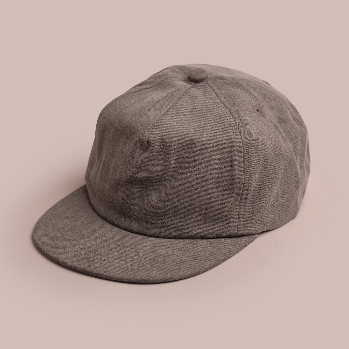 Blank Hat - Weld MFG 5 Panel - Washed Black